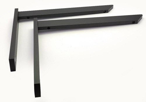 Wspornik półki 2-el. "Płaskownik" 240mm Czarny