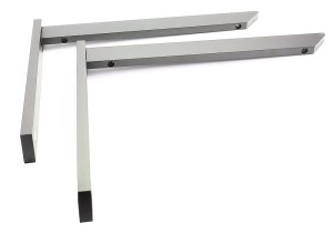 Wspornik półki 2-el. "Płaskownik" 240mm Alu