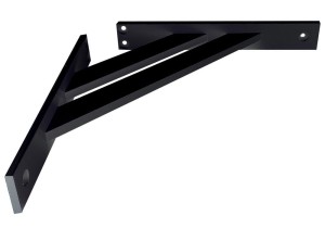 Wspornik półki 4-el. "Płaskownik" 240mm Czarna