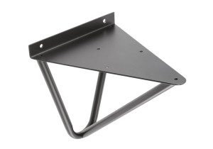 GTV-Podpórka do półki WIRE 18x16 czarny mat