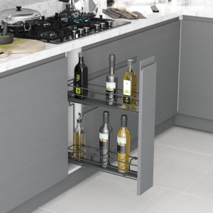 CARGO MINI ( STX ) Antracyt pełne dno Prawe "15"II prowadnice Blum