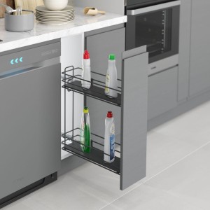 CARGO MINI ( STX ) Antracyt pełne dno Prawe "20" II prowadnice Blum