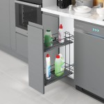 CARGO MINI ( STX ) Antracyt pełne dno Lewe "25" II Prowadnice BLUM
