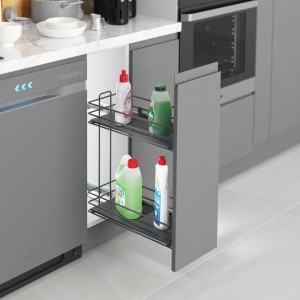 CARGO MINI ( STX ) Antracyt pełne dno Prawe "25" II prowadnice Blum