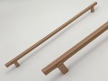 Uchwyt radełkowany PREGO miedź mat L-320mm