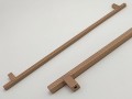 Uchwyt radełkowany PREGO miedź mat L-320mm