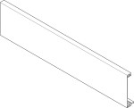 BLUM-TBX ANT/INT BIAŁY front bez wpustu Z31L1036A