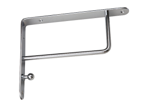 GTV-Kątownik bud. z podporą i wieszakiem Chrom