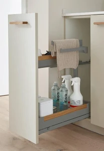 PEKA (04.8252.KPL/S) PinelloTowel na ręczniki szary+drewno L