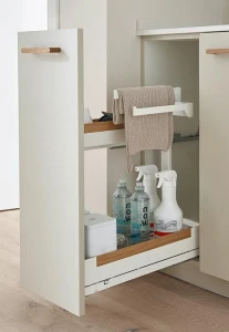 PEKA (04.8252.KPL/B) PinelloTowel na ręczniki biały+drewno L