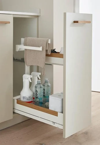 PEKA (04.8254.KPL/B) PinelloTowel na ręczniki biały+drewno P