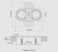 Gniazdo ELIPSA EIGHT 2x230V