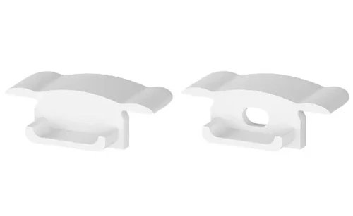 Profil LED THL Zaślepka Biała (D6-1) / Wpuszczany