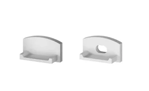 Profil LED THL Zaślepka Szara (D4-1) / Nawierzchniowy