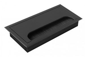 Przepust kabli MERIDA 80x160mm - anoda czarny