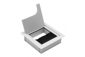 Przepust kabli MERIDA 80x80mm - anoda srebrna