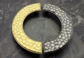 CEBI Uchwyt ROUND A1195 PC35 złoty mat midi 128/160