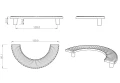CEBI uchwyt ROUND A1193 MP02 chrom midi 128/160