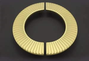 CEBI Uchwyt ROUND A1193 PC35 złoty mat midi 128/160