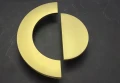 CEBI Uchwyt ROUND A1196 PC35 złoty mat midi 128/160