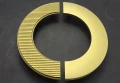CEBI Uchwyt ROUND A1196 PC35 złoty mat midi 128/160