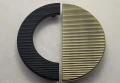 CEBI Uchwyt ROUND A1197 MP24 czarny mat midi 128/160
