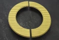 CEBI Uchwyt ROUND A1197 PC35 złoty mat midi 128/160