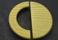 CEBI Uchwyt ROUND A1197 PC35 złoty mat midi 96/160