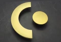 CEBI Uchwyt ROUND A4196 PC35 złoty mat 16/60