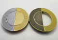CEBI Uchwyt ROUND A1194 PC35 złoty mat midi 128/160
