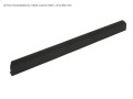 Uchwyt krawędziowy AK02 Czarny mat 416mm