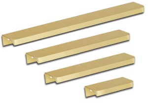 Uchwyt krawędziowy AK06 Zaoblony Złoty mat