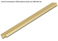 Uchwyt krawędziowy AK06 Zaoblony Złoty mat  540mm