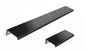 Uchwyt krawędziowy PROSTY czarny SR (UD-9)