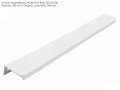 Uchwyt krawędziowy ZAOBLONY Biały (UD-06)  320mm