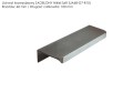 GAMET Uchwyt krawędziowy ZAOBLONY Nikiel Szlif (UA68-G7-R10)