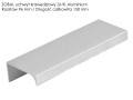 ZOBAL uchwyt krawędziowy (U-9) Aluminium