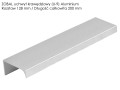 ZOBAL uchwyt krawędziowy (U-9) Aluminium