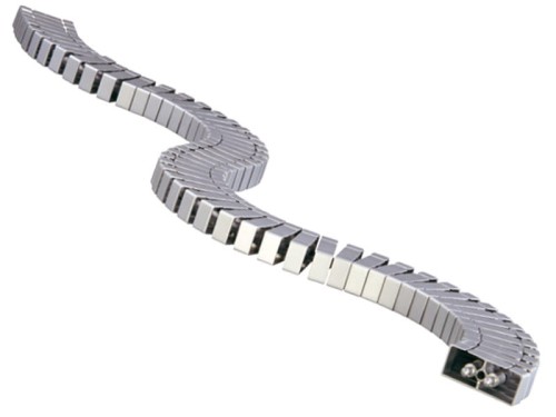 BACHMANN kanał kablowy Flex II-Set przedłużenie SREBRNY