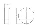 VIEFE Stoper drzwiowy PUK Fi65mm rysunek