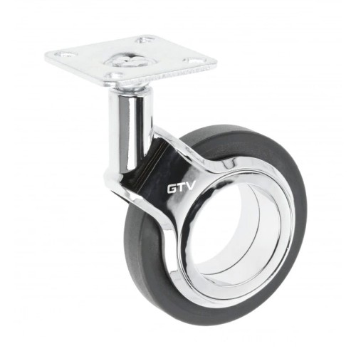 GTV-rolka GIRA czarna H=107 fi75mm bez hamulca
