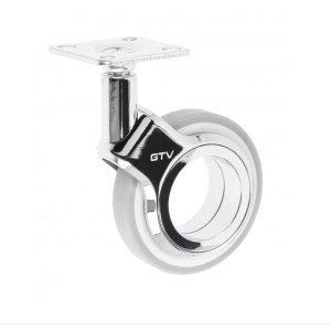 GTV-rolka GIRA szary H=107 fi75mm bez hamulca