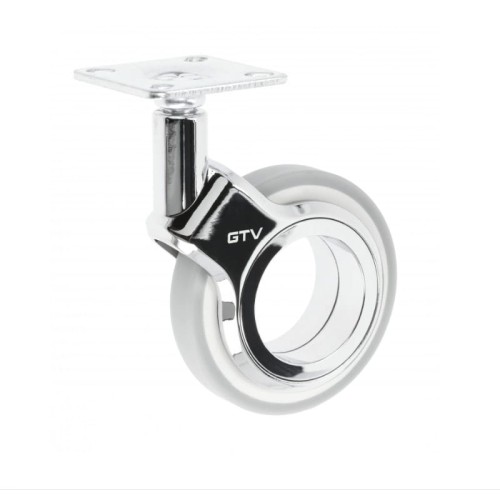GTV-rolka GIRA szary H=107 fi75mm bez hamulca