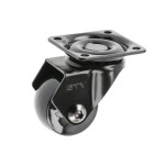GTV-rolka CALIBRO czarna H=50 fi35mm bez hamulca