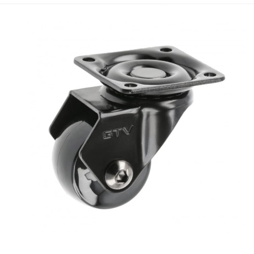GTV-rolka CALIBRO czarna H=50 fi35mm bez hamulca