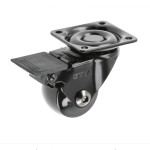 GTV-rolka CALIBRO czarna H=50 fi35mm z hamulcem