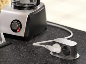 HPF Piccolino 2 gniazda Schucko Inox