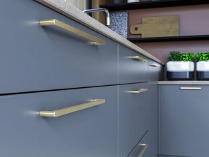 GTV-Uchwyt NYXA (UZ-NYXA-18) Złoto Szczotkowany