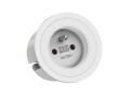 BACHMANN PIX gniazdo zasilające 230V PURE WHITE