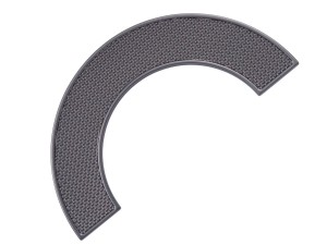 CEBI Uchwyt ROUND A1194 MP27 antracyt mat midi 128/160